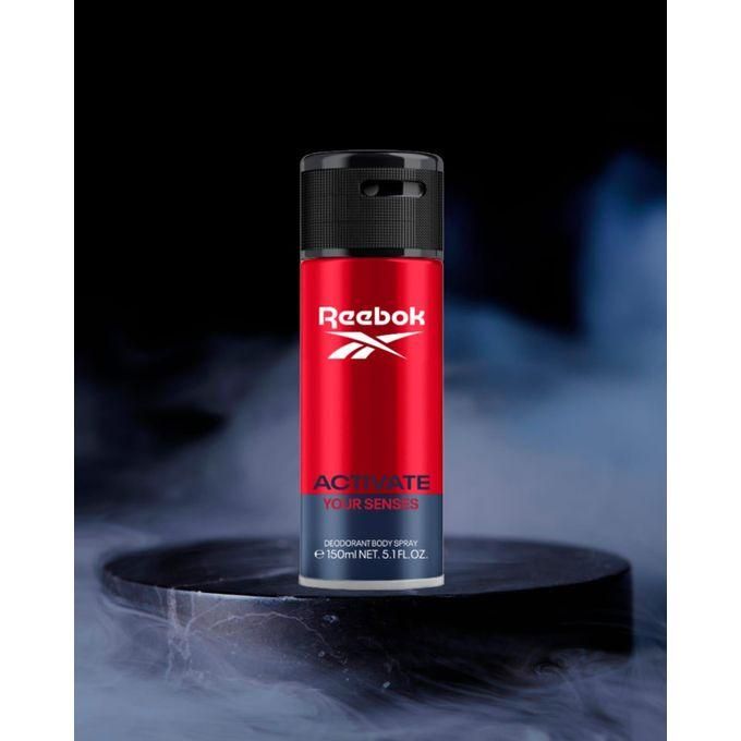 Reebok Activate For Him Deodorant Body Spray 150ml – Long Lasting Fresh Masculine Fragrance with All Day Odor Protection, Swe