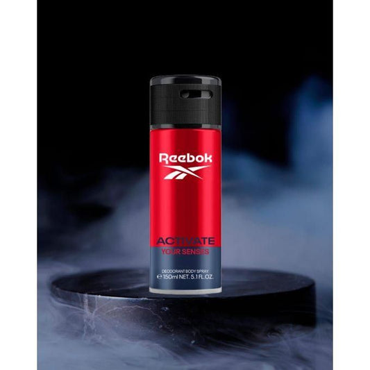 Reebok Activate For Him Deodorant Body Spray 150ml - Long Lasting Fresh Masculine Fragrance with All Day Odor Protection, Swe