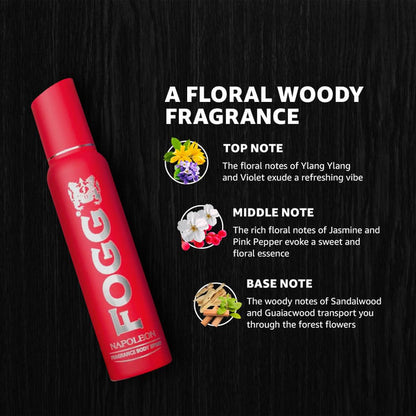 FOGG Napoleon Fragrance Body Spray for Men 120ml Long‑Lasting Fresh & Masculine Scent