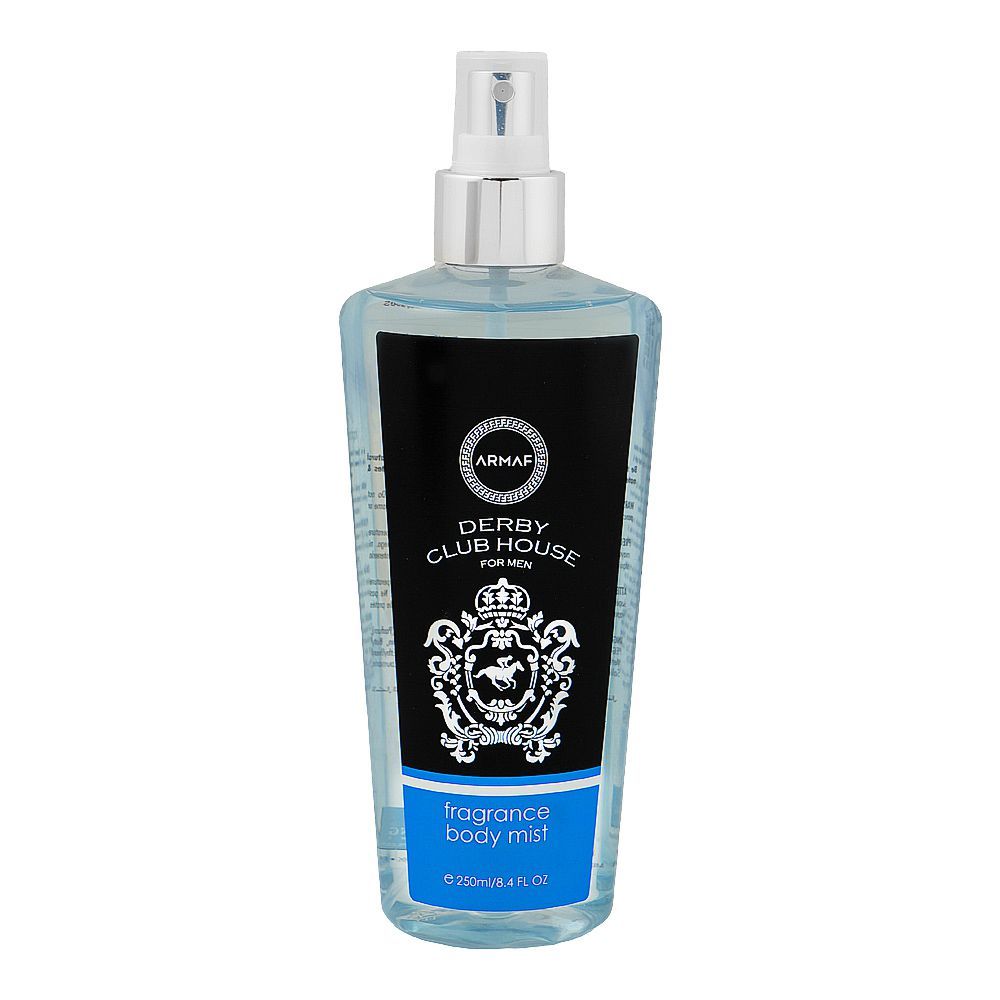Armaf Derby Club House For Men Fragrance Body Mist 250ml – Long Lasting Masculine Perfume Spray
