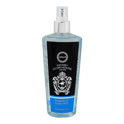 Armaf Derby Club House For Men Fragrance Body Mist 250ml – Long Lasting Masculine Perfume Spray