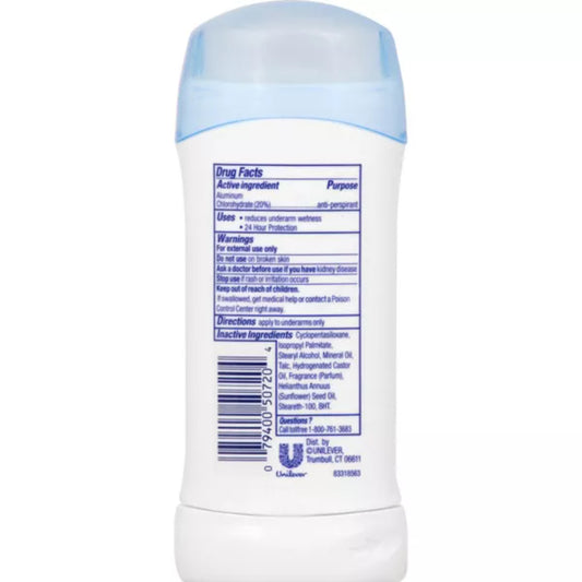 Dove Powder Invisible Solid Antiperspirant Deodorant Stick 74g