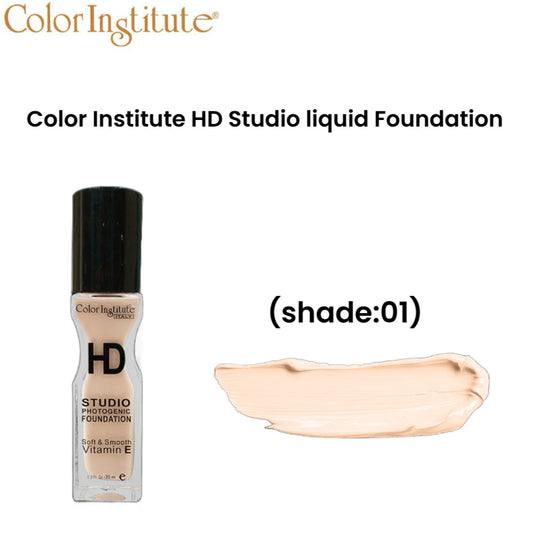 Color Institute HD Studio liquid Foundation (shade:01)
