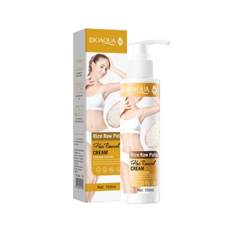 BIOAQUA Rice Raw Pulp Smoothing Hair Removal Cream 150ml