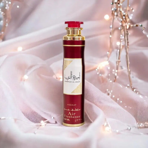 Lattafa Ameerat Al Arab Air Freshener 300ml - Long Lasting Luxury Elegant Floral Oriental Room Spray for Home & Office