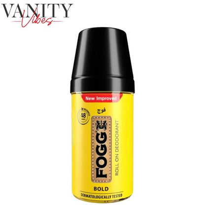 Fogg Bold Roll-On Deodorant 50ml New & Improved Long-Lasting Freshness