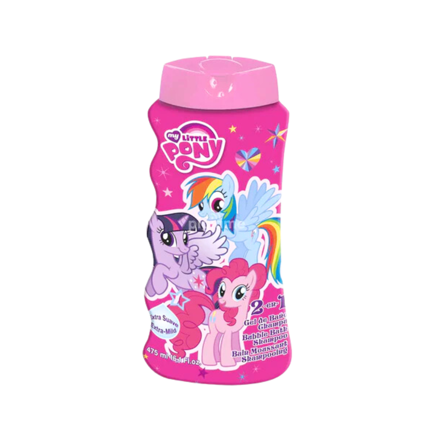 Lorenay My Little Pony 2-in-1 Bubble Bath & Shampoo 475ml – Gentle Kids Hair & Body Wash for Soft Cleansing, Tear-Free Formul
