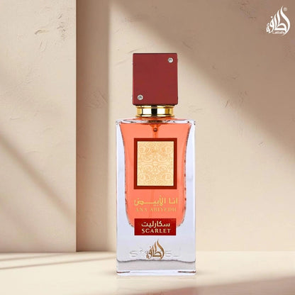 Lattafa Ana Abiyedh Scarlet Eau de Parfum 60ml - Long Lasting Elegant Floral Fragrance for Women