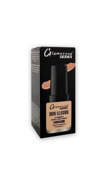 Glamorous Face Skin Illusion Vitamin C Liquid Foundation 25ml (SHADE:110)