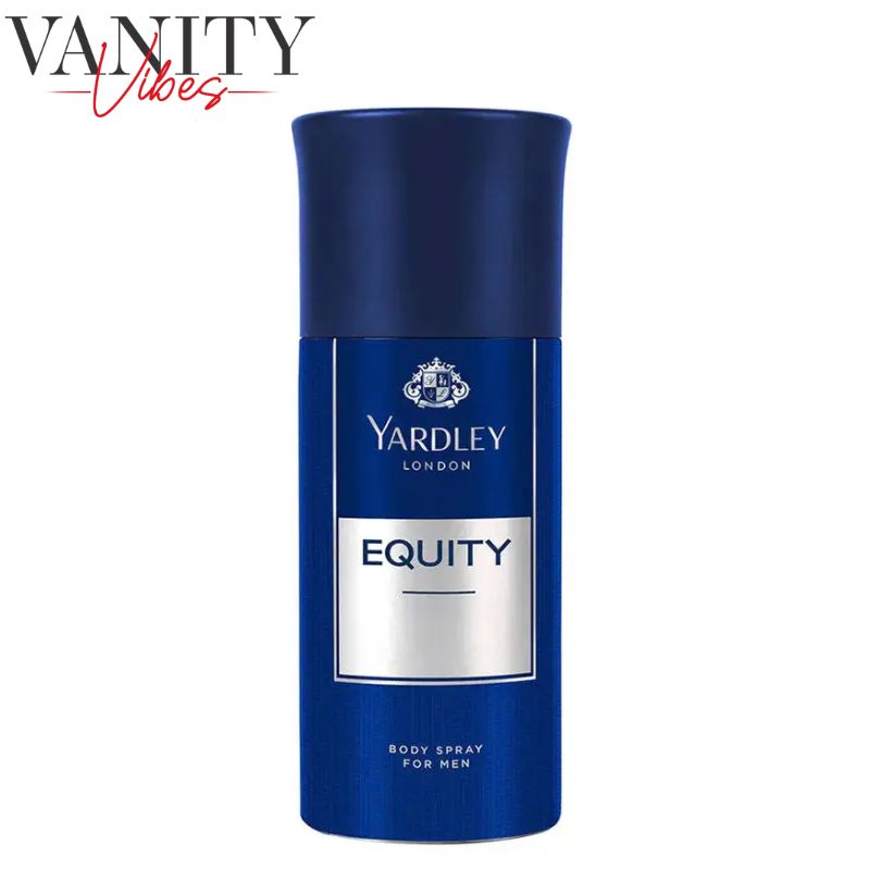 Yardley London Equity for Men Body Spray 150 ml Masculine Fragrance & Long-Lasting Freshness