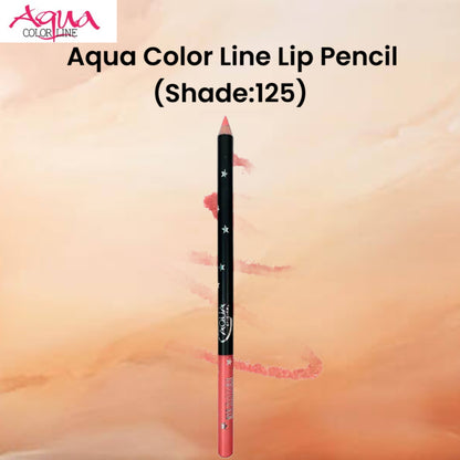 Aqua Color Line Lip Pencil (Shade:125)