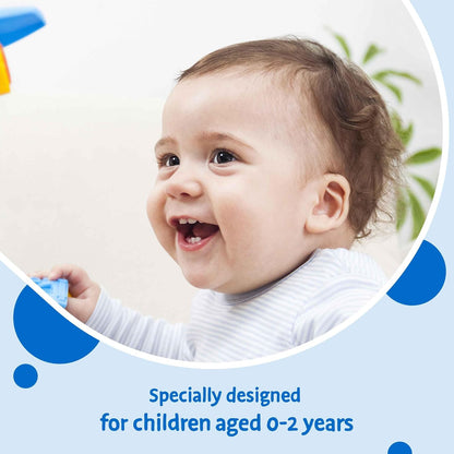 Aquafresh 0% Artificial Flavour & Sweetener Milk Teeth Toothpaste 0 - 2 Years 50ml - Gentle 24hr Protection Baby Toothpaste