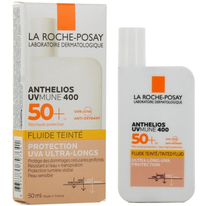 La Roche Posay Anthelios UVMune 400 Tinted Fluid SPF50+ 50 ml Broad Spectrum Sun Protection & Natural Tint (K Beauty)