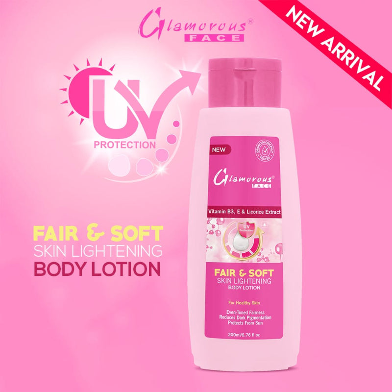 Glamorous Face Fair & Soft Skin Lightening Body Lotion – 200ml