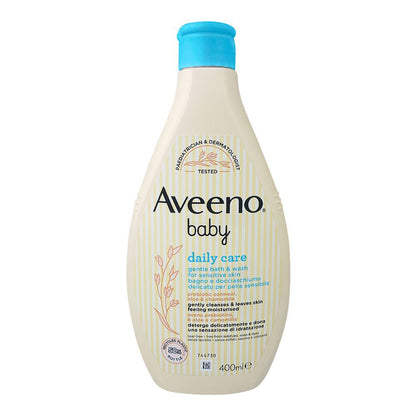 Aveeno Baby Daily Care Gentle Bath & Wash 400ml – Mild & Soothing Formula for Sensitive Skin