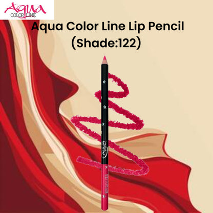 Aqua Color Line Lip Pencil (Shade:122)