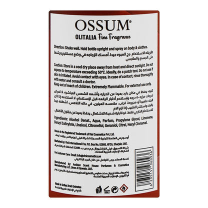 Ossum Night Desire Body Mist 250ml Long-Lasting Bold & Sensual Fragrance