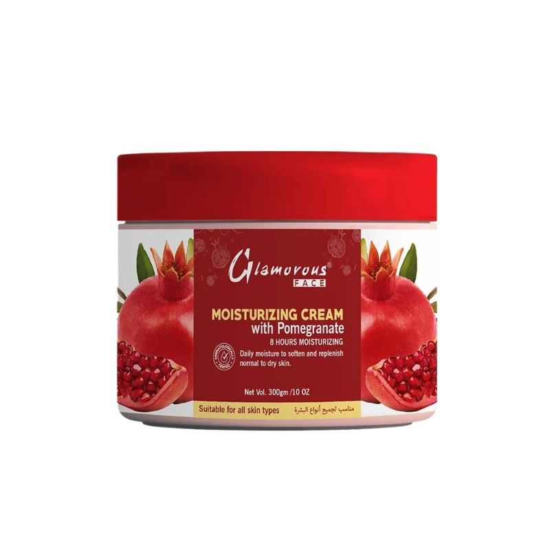 Glamorous Face Moisturizing Cream Jar 300gm (pomegranate)