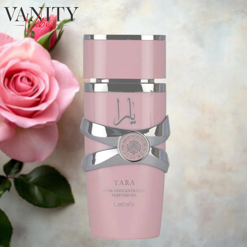 Lattafa Yara Concentrated Perfume Oil 20ml - Long Lasting Original Sweet Floral Fragrance for Women
