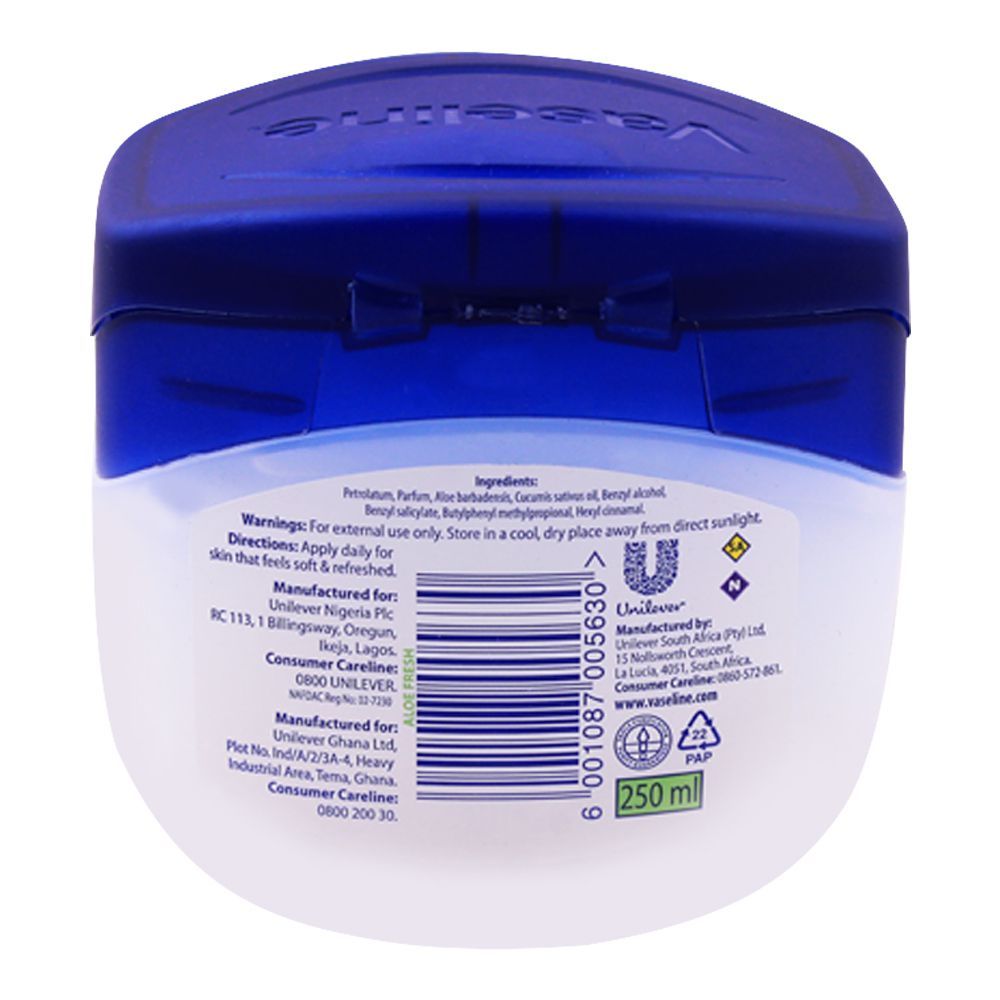 Vaseline Blueseal Aloe Fresh Petroleum Jelly 250ml
