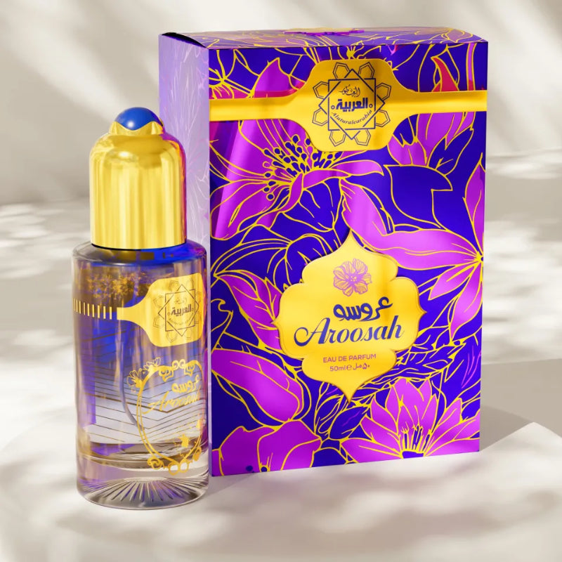 Al Arabia Aroosah Eau De Parfum 50ml – Long Lasting Luxury Floral Fragrance for Women, Elegant & Sweet Scent