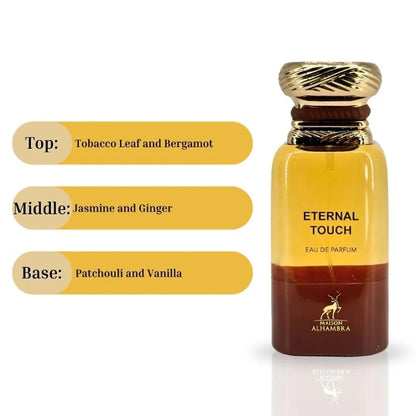 Eternal Touch Eau de Parfum by Maison Alhambra 80ml Long-Lasting Elegant & Sensual Fragrance