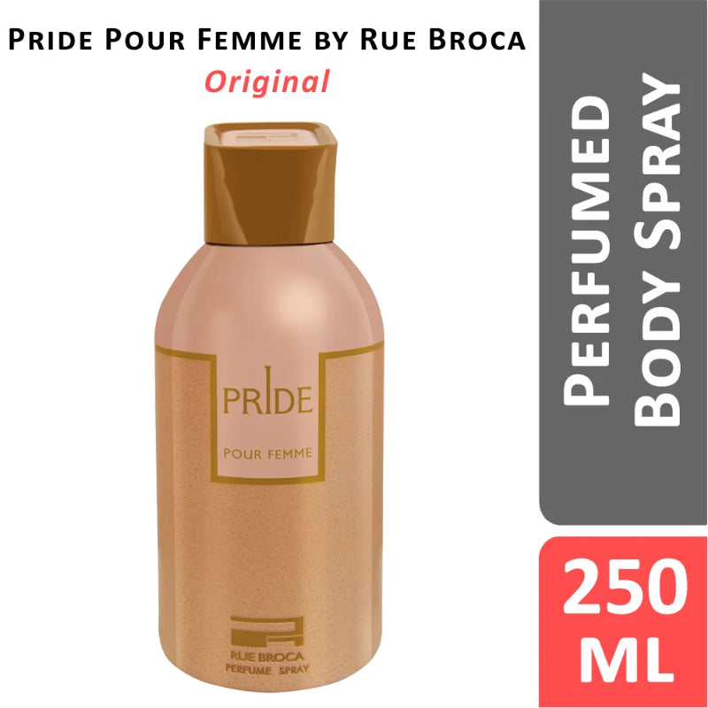 Pride Pour Femme By Rue Broca for Perfumed Body Spray 250ml women