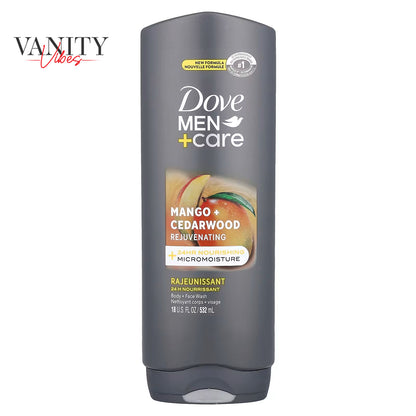 Dove Men + Care Body wash + Face Wash Mango + Cedarwood -532 ml