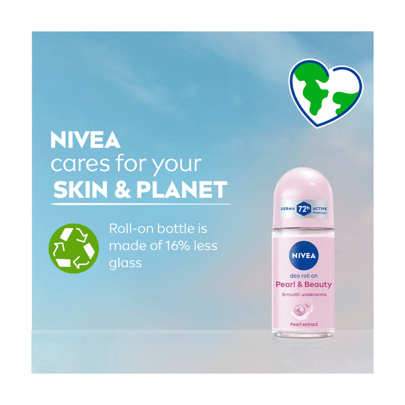 Nivea Anti Perspirant Pearl & Beauty Roll on Pearl & Avocado Oil 50ml