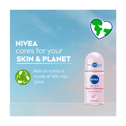 Nivea Anti Perspirant Pearl & Beauty Roll on Pearl & Avocado Oil 50ml
