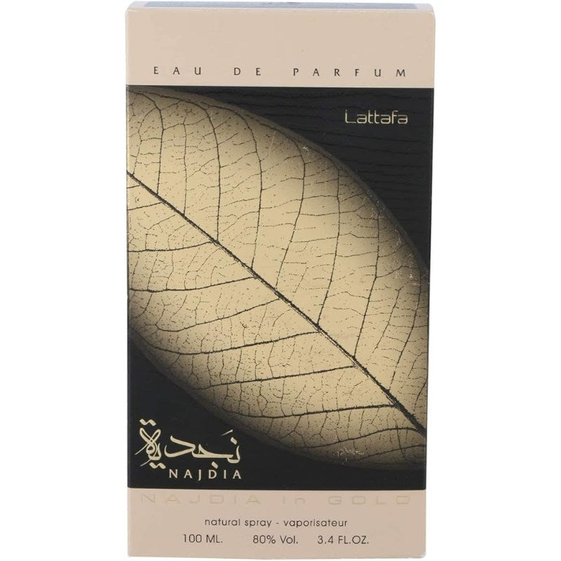 Lattafa Najdia Gold, 100 ml unisex EDP perfume for Men and women