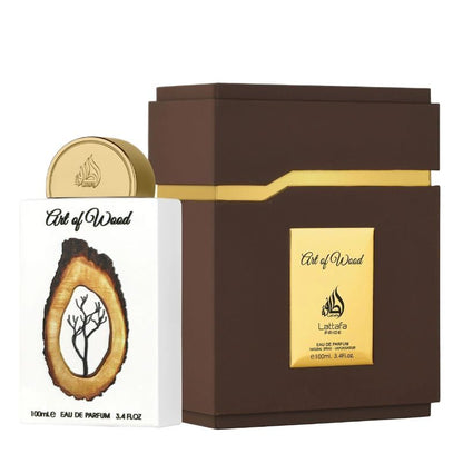 Lattafa Pride Art Of Wood Eau De Parfum 100ml – Long Lasting Original Rich Woody Unisex Fragrance for Men & Women