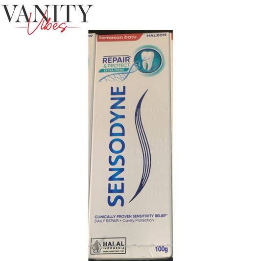 Sensodyne Repair & Protect Extra Fresh Toothpaste 100g Clinically Proven Sensitive Relief & Cavity Protection Halal