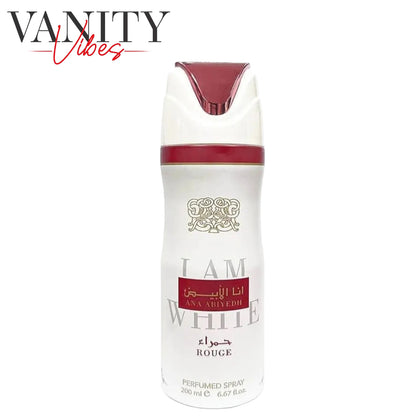 Ana Abiyedh Rouge (I am White) by Lattafa Perfumed Body Spray 200ml