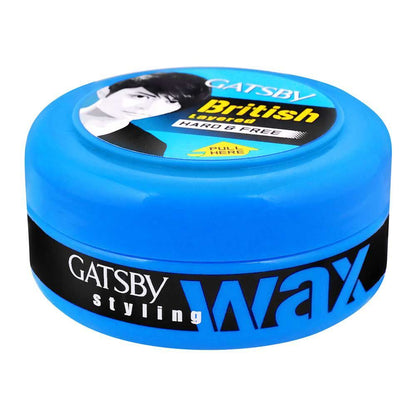 Gatsby British Layered Hard & Free Styling Wax 75g
