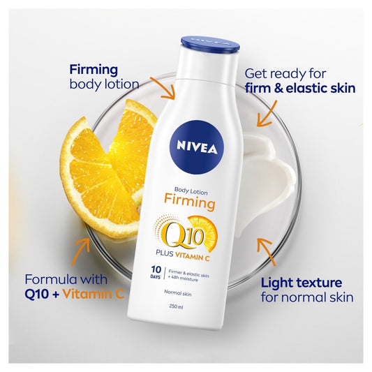 Nivea Q10 Firming Body Lotion 400ml 99.5% Pure Q10 Plus Vitamin C
