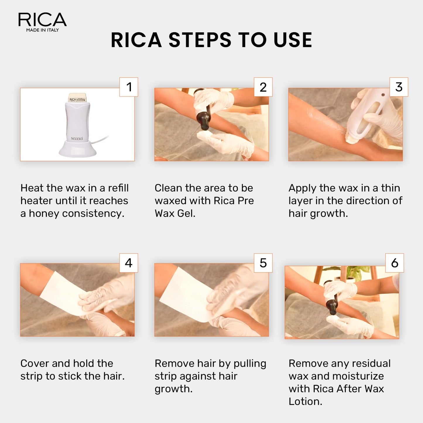 Rica Chlorophyll Liposoluble sensitive  Skin Roll on Wax Refill - 100 ML