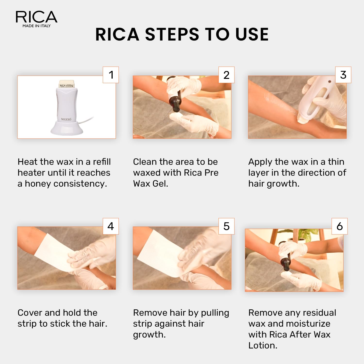 Rica Chlorophyll Liposoluble sensitive  Skin Roll on Wax Refill - 100 ML