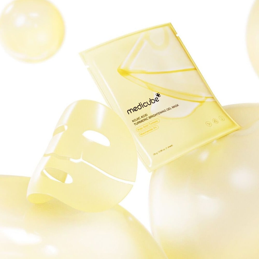 Medicube Kojic Acid Turmeric Brightening Gel Mask (Single Sheet)