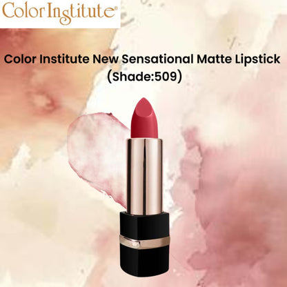 Color Institute New Sensational Matte Lipstick (Shade:509)