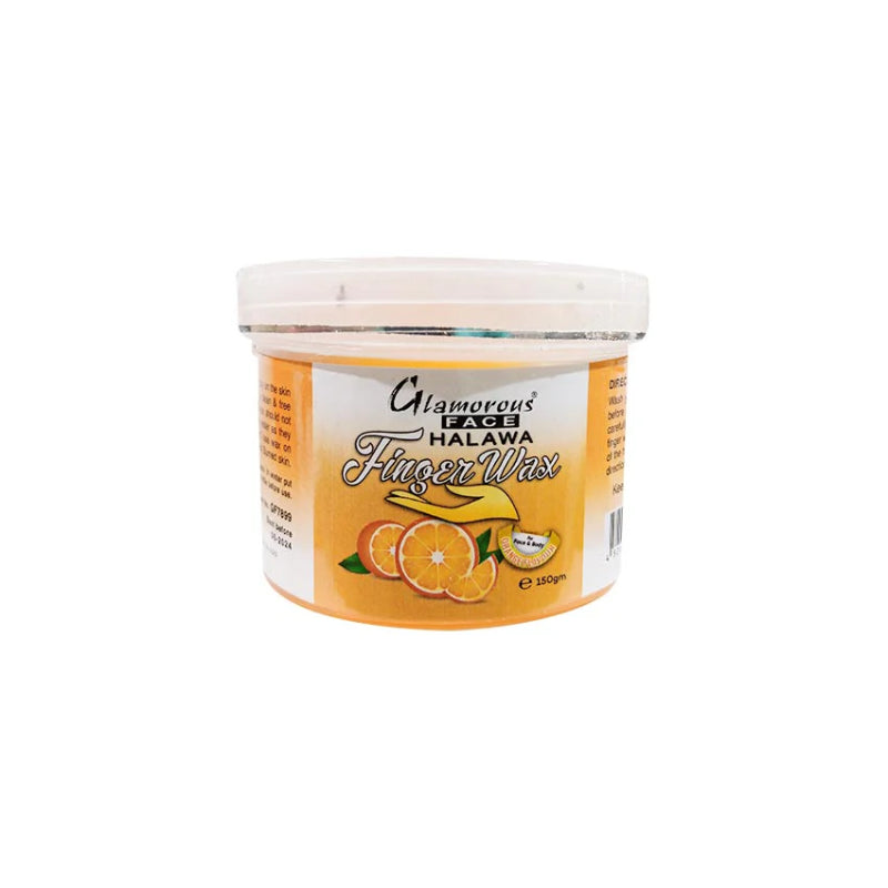 Glamorous Face Finger Wax 150 gm (Orange)