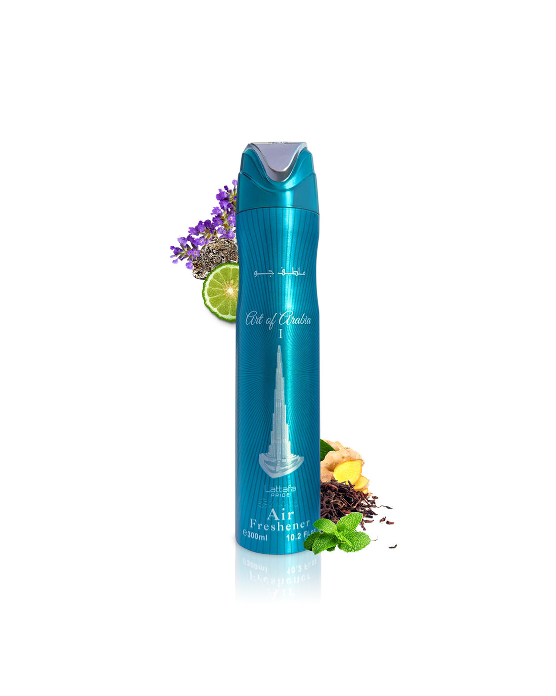 Lattafa Art Of Arabia I Air Freshener 300ml – Long Lasting Luxury Oriental Woody Fragrance Room Spray for Home & Office