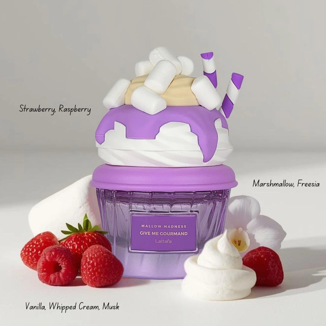 Mallow Madness Give Me Gourmand by Lattafa Eau de Parfum 75ml for Men & Women