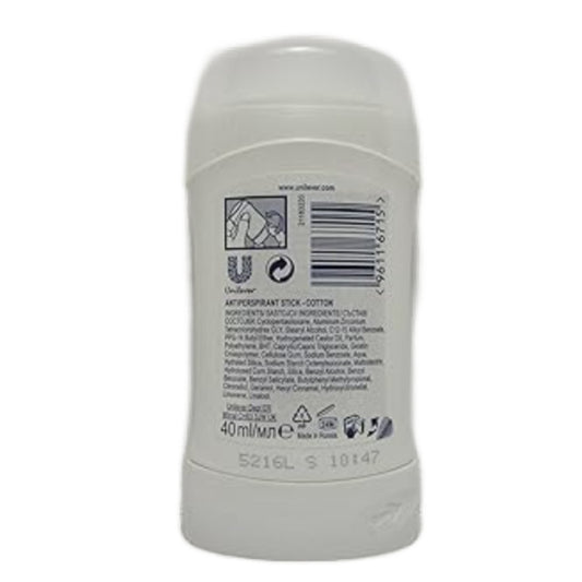 Rexona Women Motion Sense Cotton Dry 48h Anti Perspirant Deodorant Stick 40 ml