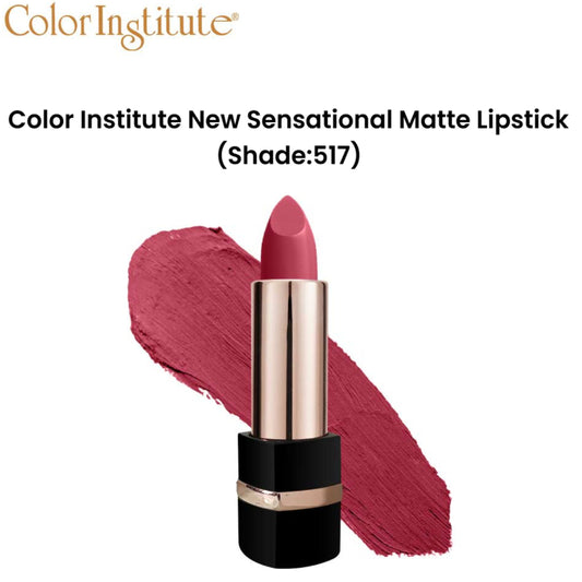 Color Institute New Sensational Matte Lipstick (Shade:517)