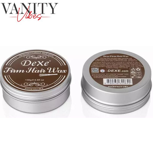 DEXE Firm Hair Wax Strong Hold 130 g Long-Lasting Hold & Defined Hairstyle (Brown)
