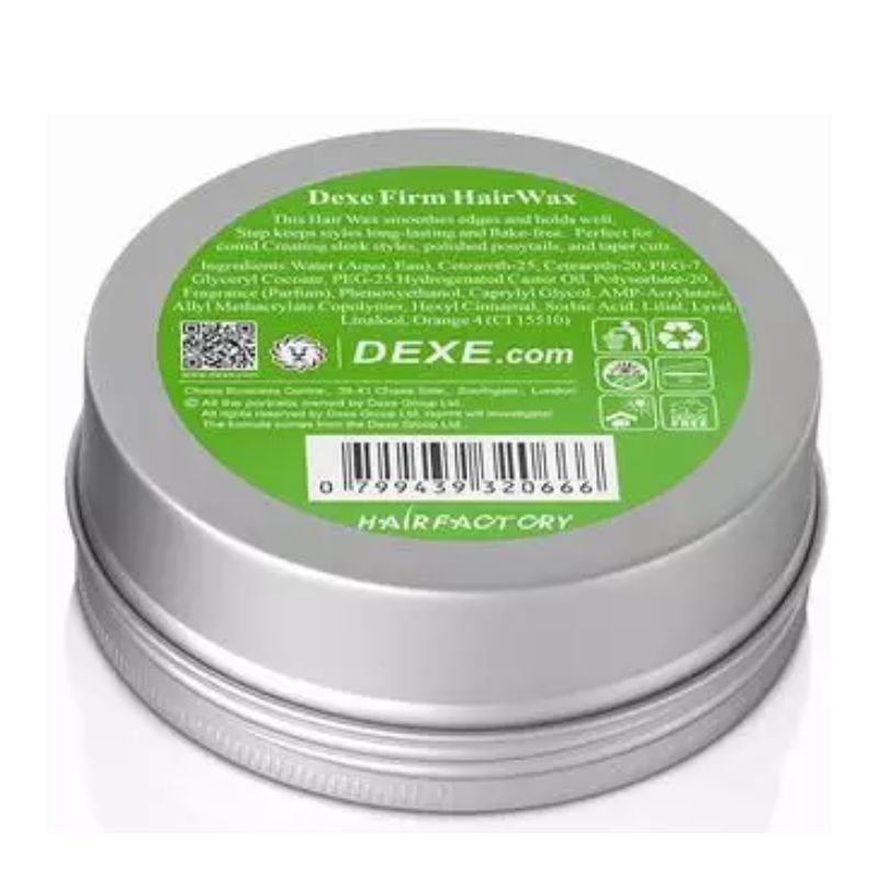 DEXE Firm Hair Wax Strong Hold 130 g Long-Lasting Hold & Defined Hairstyle (Green)