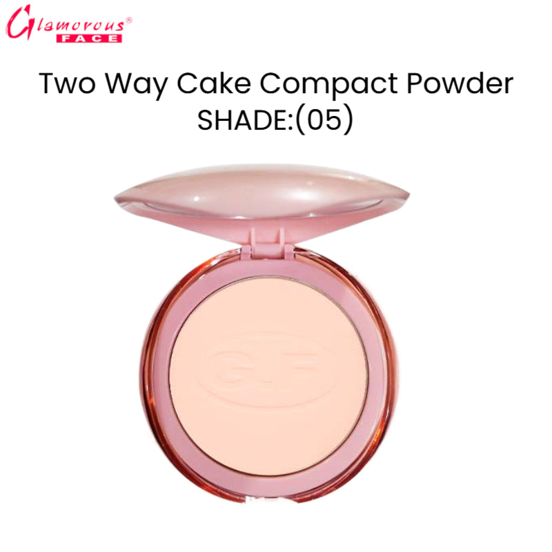 Glamorous Face Two Way Cake Compact Powder (Shade:05)