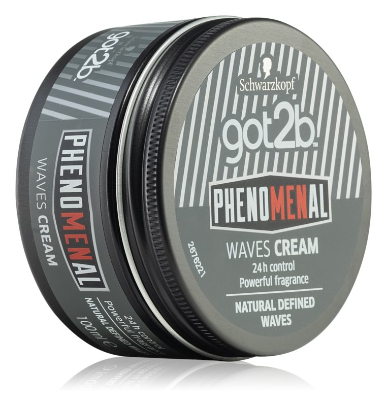 Schwarzkopf Got2b Phenomenal Wave Cream 100ml Definition & Frizz-Free Waves