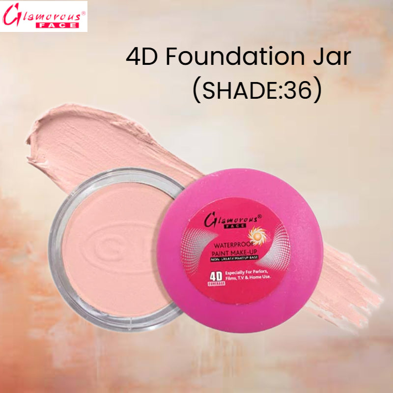 Glamorous Face 4D Foundation Jar (Shade:36)